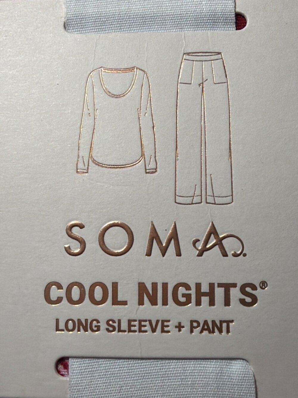 Soma Cool Nights Long Sleeve & Pant Red Plaid Pajama Set 2 Piece PJs Size XXL NW - Picture 2 of 5